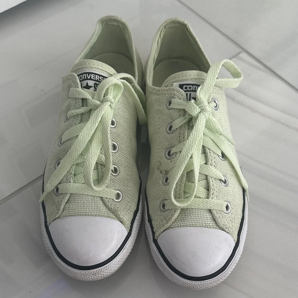 Perfect Easter outfit must have- Converse Mint Green Canvas Sneakers - Picture 11 of 11